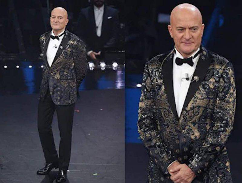 Claudio Bisio Et Moglie Sanremo E Altezza