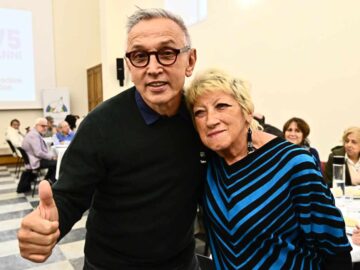 bruno barbieri e una signora